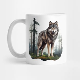 Grey Wolf Mug